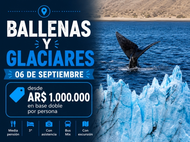Ballena y Glaciares - 06 de Septiembre