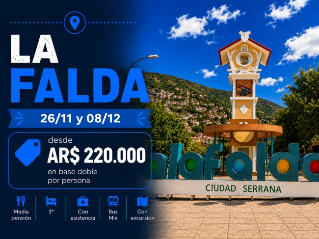 La Falda - 26/11 y 8/12