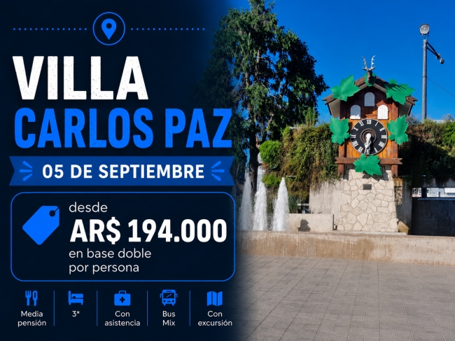 Villa Carlos Paz solo mujeres - Salida S�bado, 05 de Septiembre