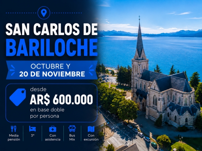 San Carlos de Bariloche - 11, 21, 26 y 31 de Octubre y 20 de Noviembre