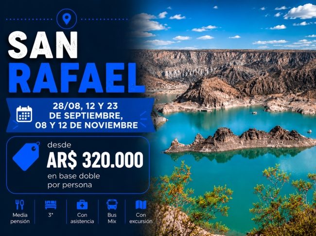 San Rafael - 28/08, 12 y 28 de Septiembre, 08 y 12 de Noviembre