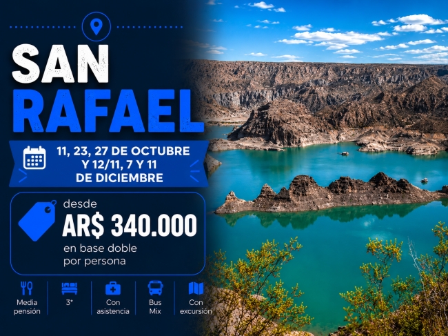 San Rafael -11, 23, 27 de Octubre y 12 de Noviembre y  7,11 de Diciembre
